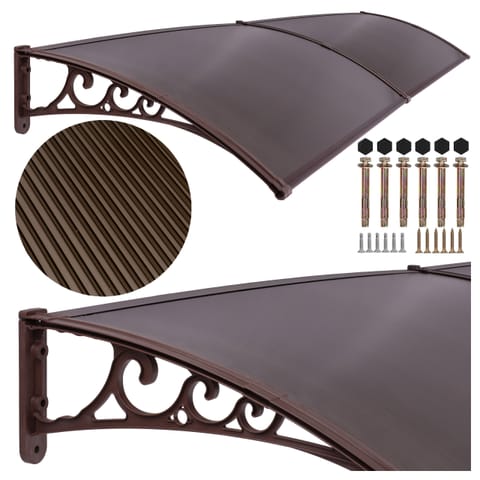 ⁨Daszek plastikowy Dako Duo 100x200cm brązowy⁩ w sklepie Wasserman.eu