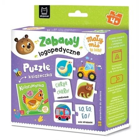 ⁨ZABAWY LOGOPEDYCZNE PUZZLE⁩ w sklepie Wasserman.eu