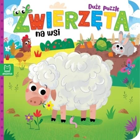 ⁨ZWIERZĘTA NA WSI DUŻE PUZZLE⁩ w sklepie Wasserman.eu