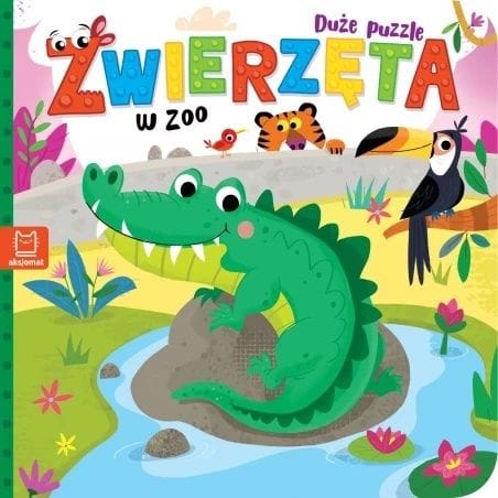 ⁨ZWIERZĘTA W ZOO DUŻE PUZZLE⁩ w sklepie Wasserman.eu