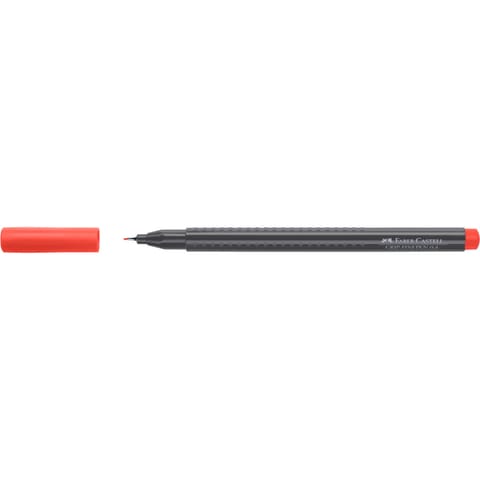 ⁨Cienkopis GRIP czerwony 151621 Faber-Castell⁩ w sklepie Wasserman.eu