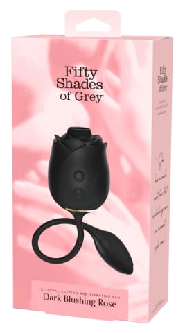 Fifty Shades of Grey Dark Blushing Rose - zestaw pulsator i wibrator wodoodporny w sklepie Wasserman.eu