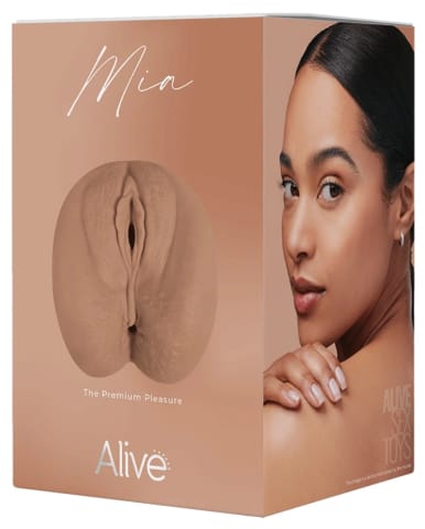 Alive Mia XL - Intymna maszyna dwukanałowa z miękkiego TPE 14,6 cm w sklepie Wasserman.eu