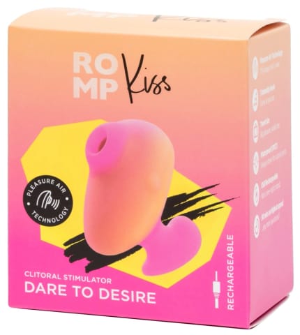 ⁨ROMP Kiss Pink Lemonade kompaktowy pulsator powietrzny, wodoodporny⁩ w sklepie Wasserman.eu