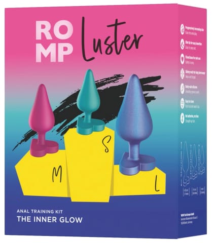 ⁨ROMP Luster zestaw trzech stożkowych akcesoriow silikonowych, 3 rozmiary⁩ w sklepie Wasserman.eu