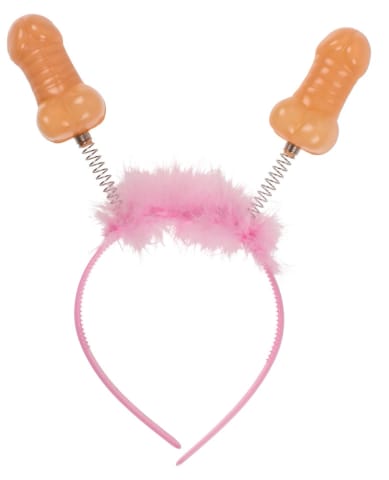 ⁨You2Toys Opaska Karnawałowa Rożowa z Figlarnymi Elementami 25 cm⁩ w sklepie Wasserman.eu