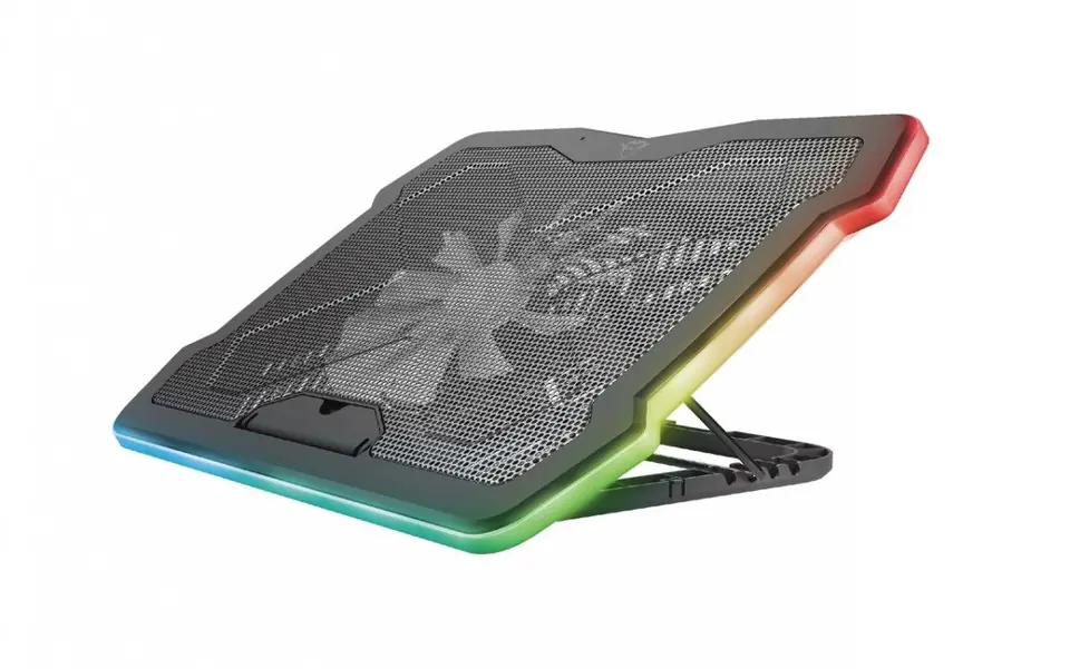 ⁨TRUST GXT1126 AURA RGB notebook cooling pad⁩ at Wasserman.eu