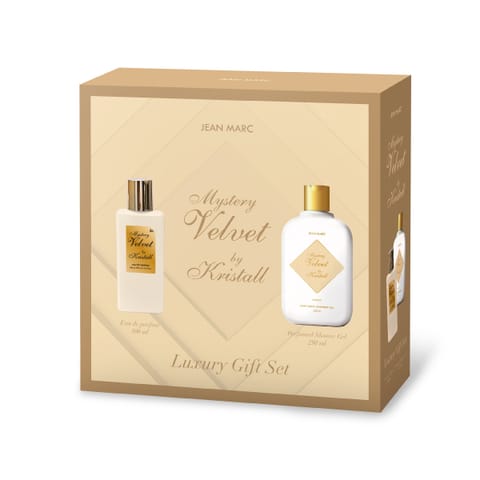 ⁨JEAN MARC Zestaw prezentowy damski Mystery Velvet (Woda perfumowana 100ml + Perfumowany żel pod prysznic 250m)⁩ w sklepie Wasserman.eu