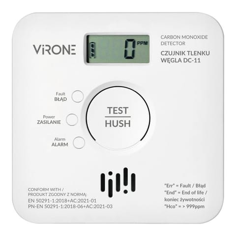 ⁨BATERYJNY CZUJNIK TLENKU WĘGLA ( CZADU )10 LAT⁩ w sklepie Wasserman.eu