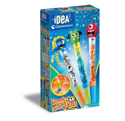 ⁨Idea Art Zestaw Mini Fabryka Monster Długopisów Potwory Clementoni 18833⁩ w sklepie Wasserman.eu
