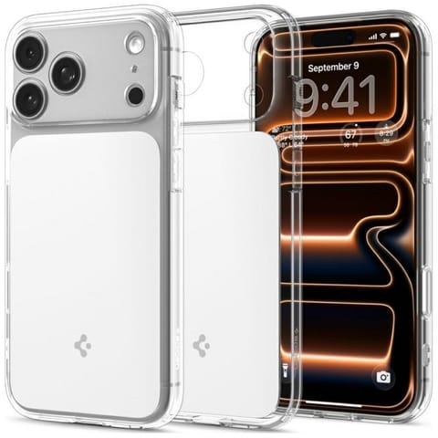 ⁨Etui Spigen Ultra Hybrid "T" Mag MagSafe do iPhone 17 Pro biały⁩ w sklepie Wasserman.eu