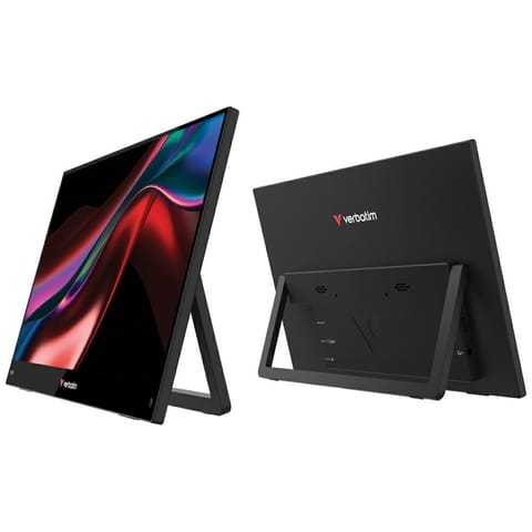 ⁨Monitor przenośny dotykowy Verbatim      LIGHT 14" FHD czarny 32400⁩ w sklepie Wasserman.eu