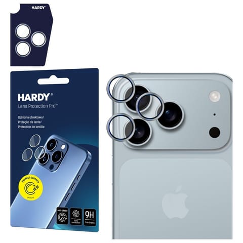 ⁨Ochrona na obiektyw aparatu 3MK HARDY    Lens Protection Pro do Apple iPhone 17 Pro / 17 Pro Max szary⁩ w sklepie Wasserman.eu