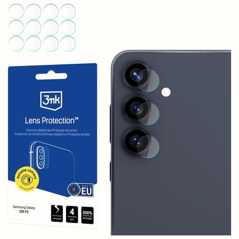 ⁨Ochrona na obiektyw aparatu 3MK Lens     Protect do Samsung Galaxy S25 FE⁩ w sklepie Wasserman.eu