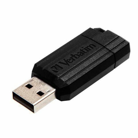 ⁨Pendrive Verbatim 4GB USB-A 2.0          PinStripe czarny 49061⁩ w sklepie Wasserman.eu