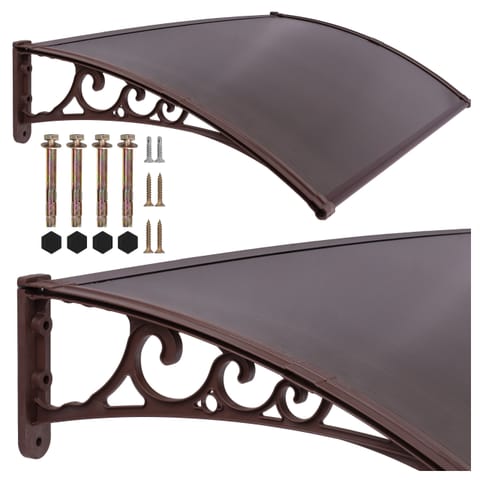 ⁨Daszek nad drzwi Sano 80x120cm brązowy⁩ w sklepie Wasserman.eu