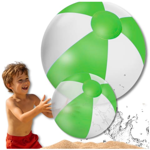 ⁨PIŁKA PLAŻOWA DMUCHANA NA BASEN OGRÓD DUŻA 53 CM ZIELONA⁩ w sklepie Wasserman.eu