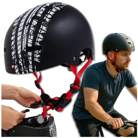 KASK skate orzech orzeszek na rower hulajnogę BMX rolki FISHER L/XL w sklepie Wasserman.eu