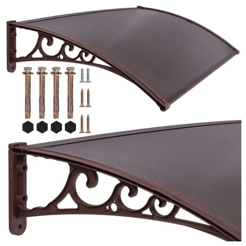 ⁨Daszek plastikowy Miko 100x150cm brązowy⁩ w sklepie Wasserman.eu