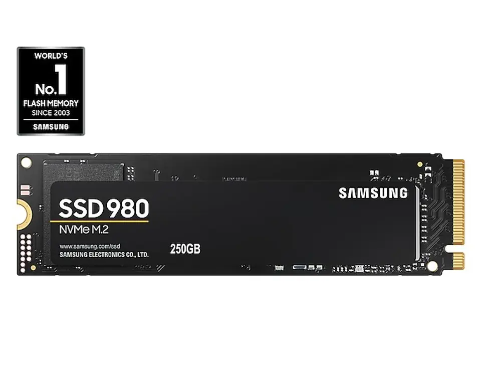 ⁨Dysk SSD Samsung 980 250 GB M.2 2280 PCI-E x4 Gen3 NVMe (MZ-V8V250BW)⁩ w sklepie Wasserman.eu