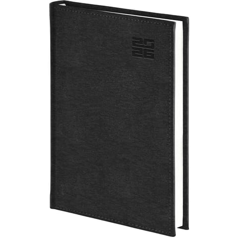 ⁨Kalendarz B5 Aluminium STANDARD tygodniowy z notesem p.biały 237 B5TNB czarny Wokół Nas⁩ w sklepie Wasserman.eu