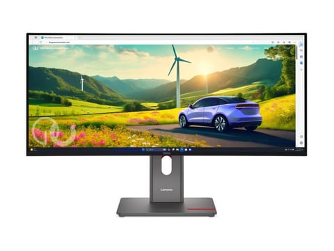 ⁨Monitor LENOVO 64ADZAT1EU (34" /IPS /120Hz /3440 x 1440 /Czarny)⁩ w sklepie Wasserman.eu