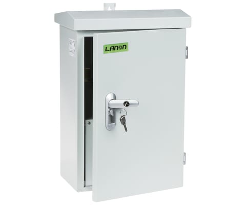 ⁨OBUDOWA HERMETYCZNA LN-BOX-DIN-IP65 424 x 285 x 205 mm LANON⁩ w sklepie Wasserman.eu