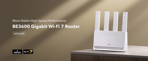 ⁨ROUTER WR3600E Wi-Fi 7 2.4 GHz, 5 GHz 688 Mb/s + 2880 Mb/s CUDY⁩ w sklepie Wasserman.eu