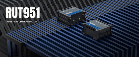 ⁨PUNKT DOSTĘPOWY 4G LTE +ROUTER RUT951 Dual SIM 2.4 GHz 300 Mb/s Teltonika⁩ w sklepie Wasserman.eu