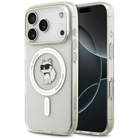 ⁨Etui Karl Lagerfeld IML Choupette        MagSafe do iPhone 17 Pro Max przezroczysty⁩ w sklepie Wasserman.eu