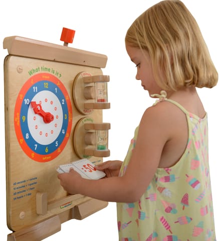 ⁨MASTERKIDZ Nauka O Czasie Czytanie Godziny - Tablica Edukacyjna⁩ w sklepie Wasserman.eu