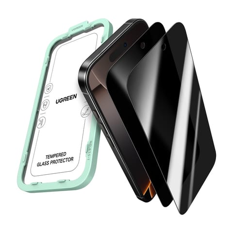 ⁨Szkło hartowane prywatyzujące Ugreen SP1154 do iPhone 17 Air (2 szt.)⁩ w sklepie Wasserman.eu