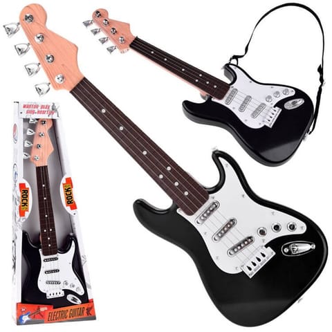 ⁨Gitara elektryczna dla dziecka gitarka rockowe brzmienie IN0164⁩ w sklepie Wasserman.eu