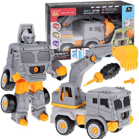 ⁨KOPARKA - ROBOT 2w1 Auto budowlane zmieniające się w robota ZA4704 A⁩ w sklepie Wasserman.eu