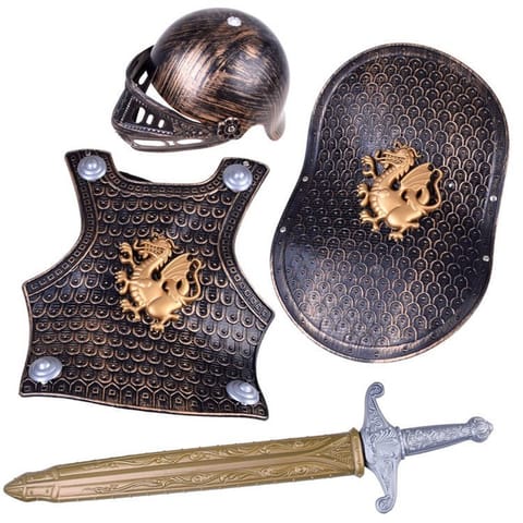 ⁨Zbroja dla Rycerza+ Hełm Tarcza Miecz ZA0666⁩ w sklepie Wasserman.eu