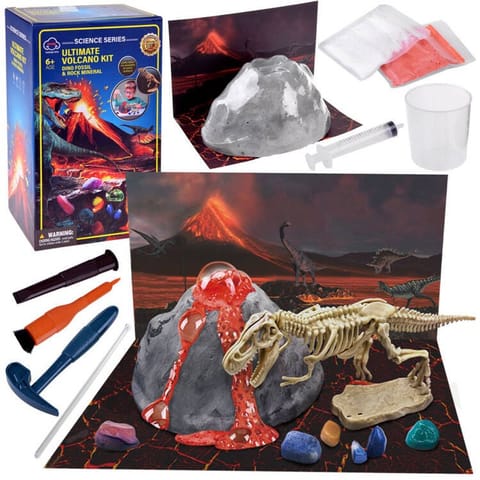 ⁨Zestaw edukacyjny wulkan + wykopaliska dinozaur mały archeolog ZA4726⁩ w sklepie Wasserman.eu
