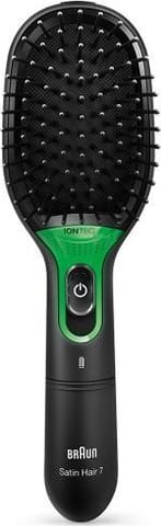 Braun Satin Hair 7 Adult Paddle hairbrush Black 1 pc(s) at Wasserman.eu