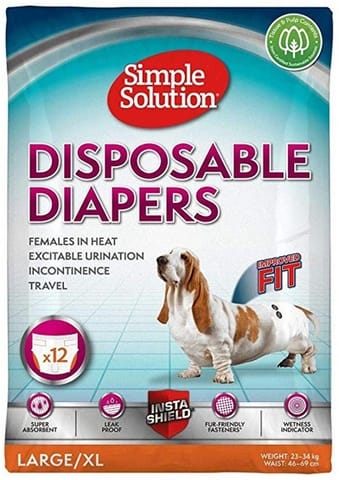 ⁨Simple Solution Disposable diapers for females XL 12pcs.⁩ at Wasserman.eu