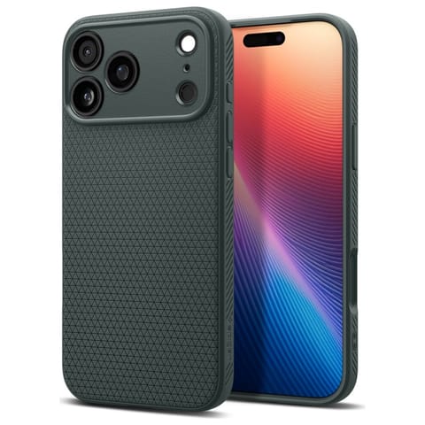⁨Etui Spigen Liquid Air do iPhone 17 Pro  zielony⁩ w sklepie Wasserman.eu