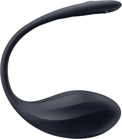 ⁨Jajeczko wibrujące Ribbed Petal black Connect App Satisfyer⁩ w sklepie Wasserman.eu