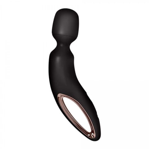 ⁨Wibrator różdżka Wand-erland Black/Rosegold Satisfyer⁩ w sklepie Wasserman.eu