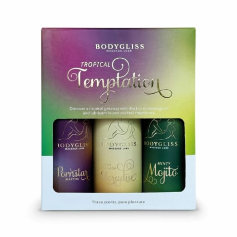 ⁨BodyGliss Travel Edition 3x50ml Zestaw Lubrykantow Tropikalnych⁩ w sklepie Wasserman.eu