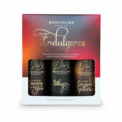 ⁨BodyGliss Travel Edition Velvet Indulgence 3x50ml - Zestaw Miniatur⁩ w sklepie Wasserman.eu