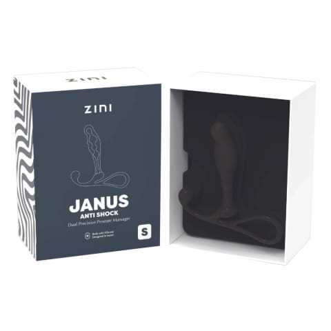 ⁨Zini JANUS Anti Shock S Czarny - anatomiczny masażer precyzyjny⁩ w sklepie Wasserman.eu