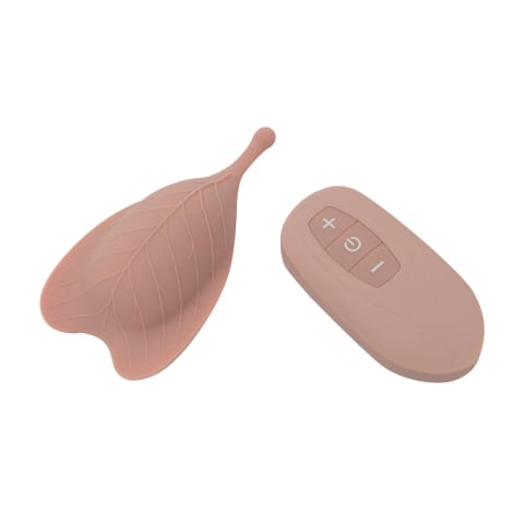 ⁨Buttercup Leaf Fioletowy - Intymny masażer z pilotem, ergonomiczny kształt⁩ w sklepie Wasserman.eu
