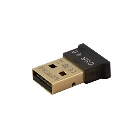 ⁨Adapter SAVIO BT-040 (USB 2.0 M - Bluetooth 4.0 M; kolor czarny)⁩ w sklepie Wasserman.eu
