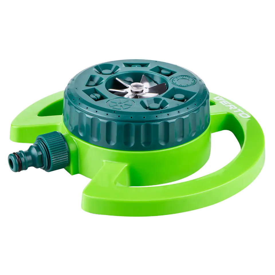 ⁨Sector sprinkler, 9-function, plastic with metal sprinkler system, max surface of the bottom⁩ at Wasserman.eu