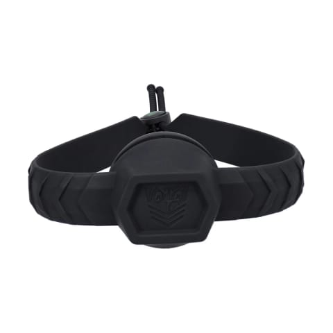 ⁨Doc Johnson Max Comfort Gag Black silikonowy system ustny⁩ w sklepie Wasserman.eu