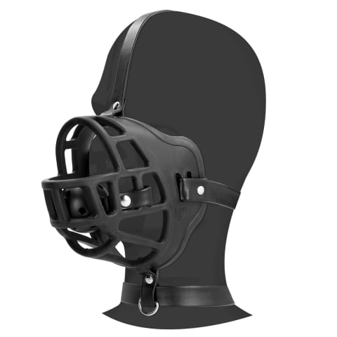 ⁨Ouch! Muzzle Black - System z Wyjmowaną Kulką, Regulowany⁩ w sklepie Wasserman.eu
