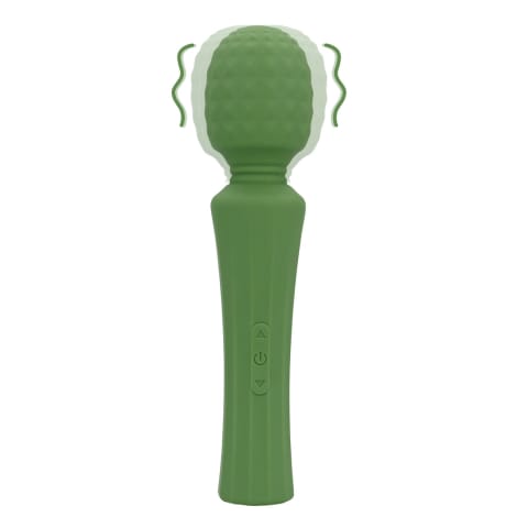 ⁨Loveline Green Mumba - wielofunkcyjny masażer z ergonomiczną rączką⁩ w sklepie Wasserman.eu